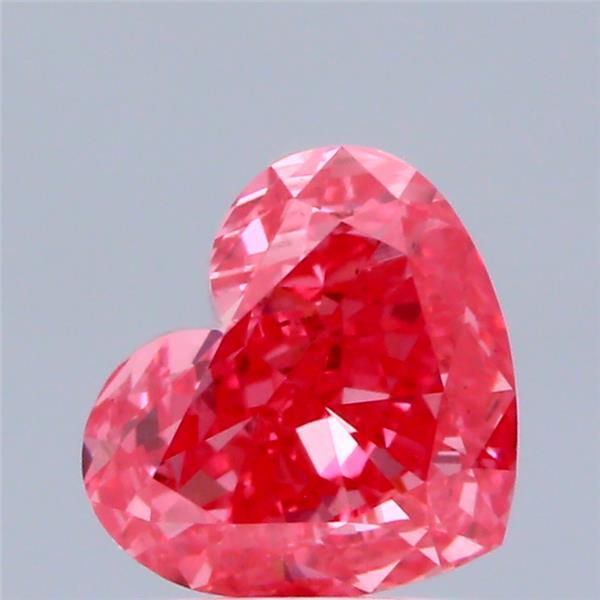 1.07 Ct. Fancy Vivid Pink Heart Lab Grown Diamond