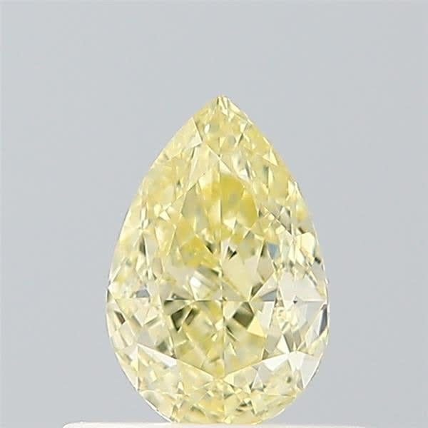 0.51 Ct. Fancy Light Yellow Pear Lab Grown Diamond