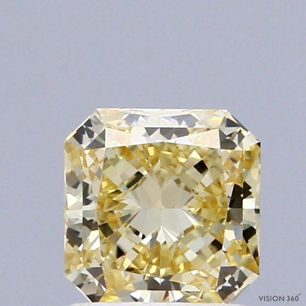 1.14 Ct. Fancy Yellow Radiant Lab Grown Diamond