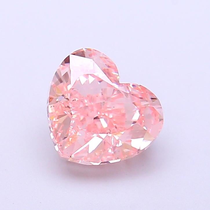 1.75 Ct. Fancy Intense  Pink Heart Lab Grown Diamond
