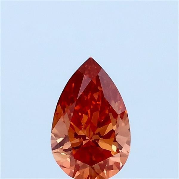 0.32 Ct. Fancy Orange Pear Lab Grown Diamond