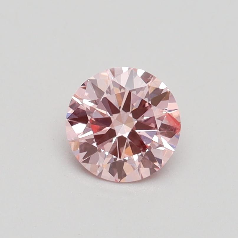 0.50 Ct. Fancy Intense Pink Round Lab Grown Diamond