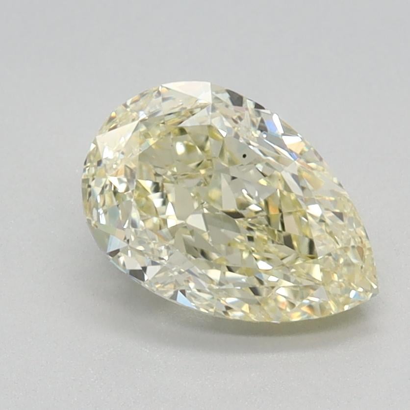 1.24 Ct. Fancy Light Yellow Pear Lab Grown Diamond