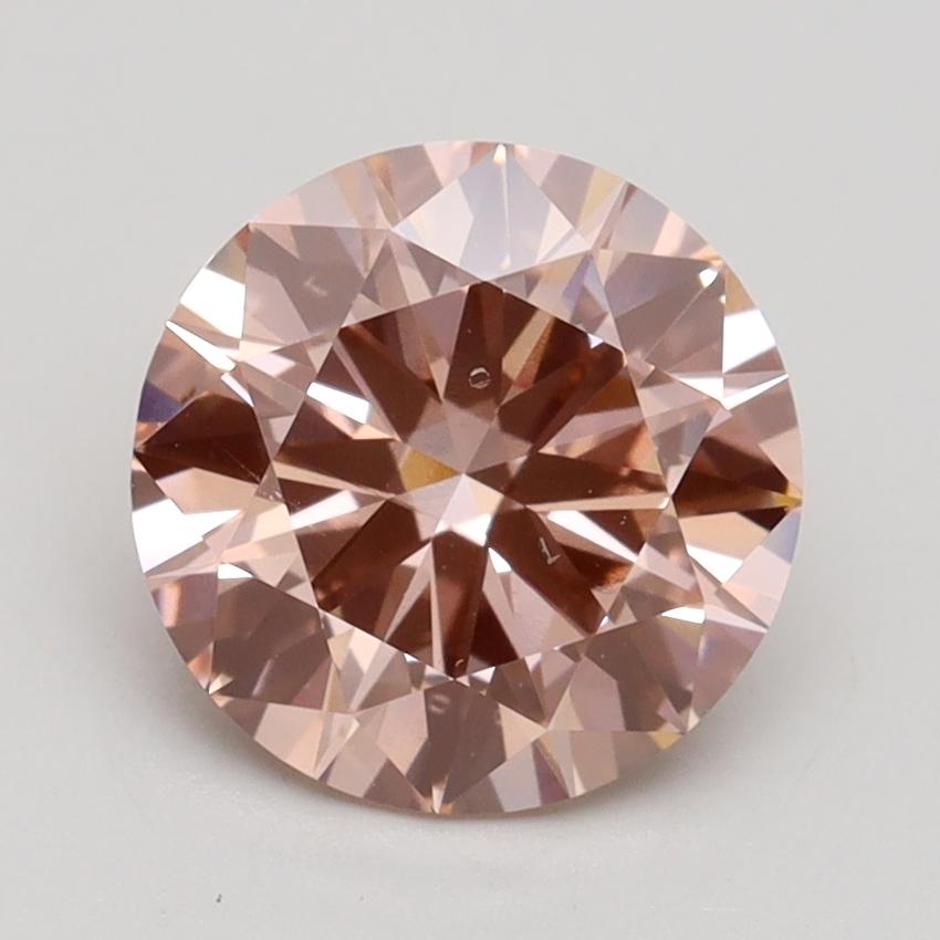 2.03 Ct. Fancy Intense Pink Round Lab Grown Diamond