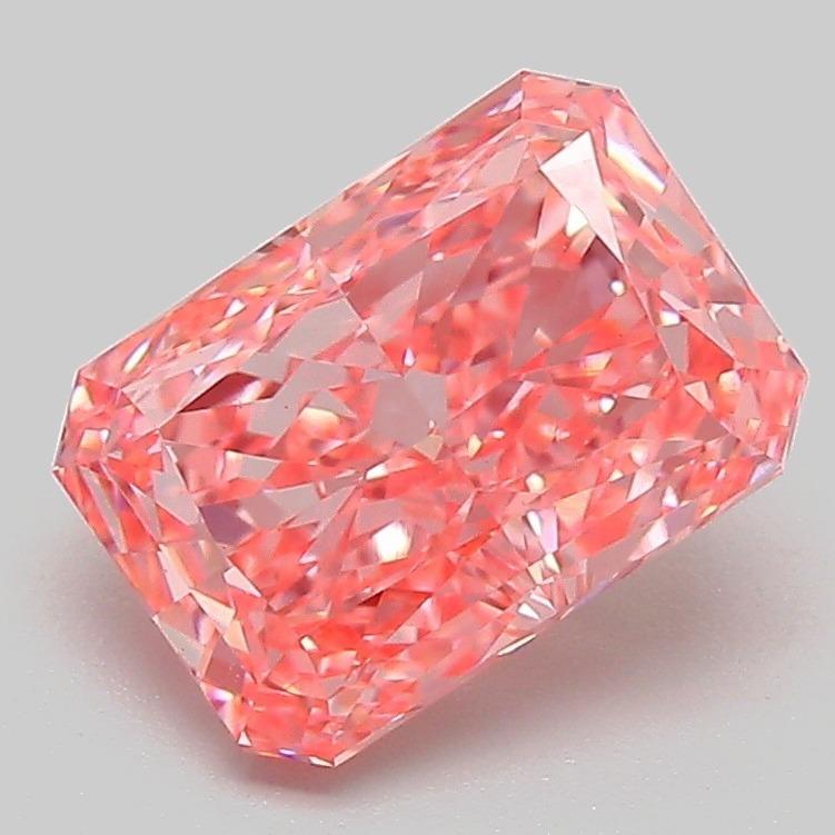 2.03 Ct. Fancy Vivid Pink Radiant Lab Grown Diamond