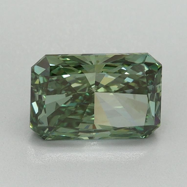 1.06 Ct. Fancy Vivid Green Radiant Lab Grown Diamond