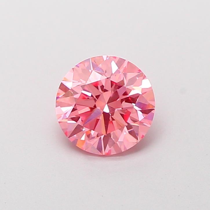 1.18 Ct. Fancy Vivid  Pink Round Lab Grown Diamond