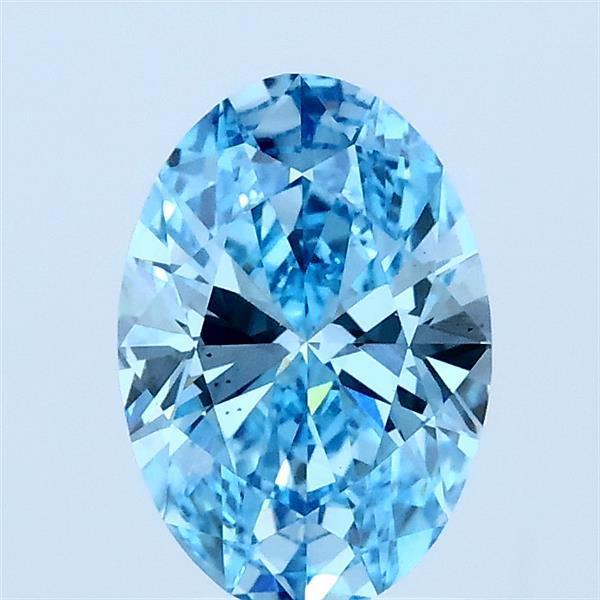 1.04 Ct. Fancy Blue Oval Lab Grown Diamond