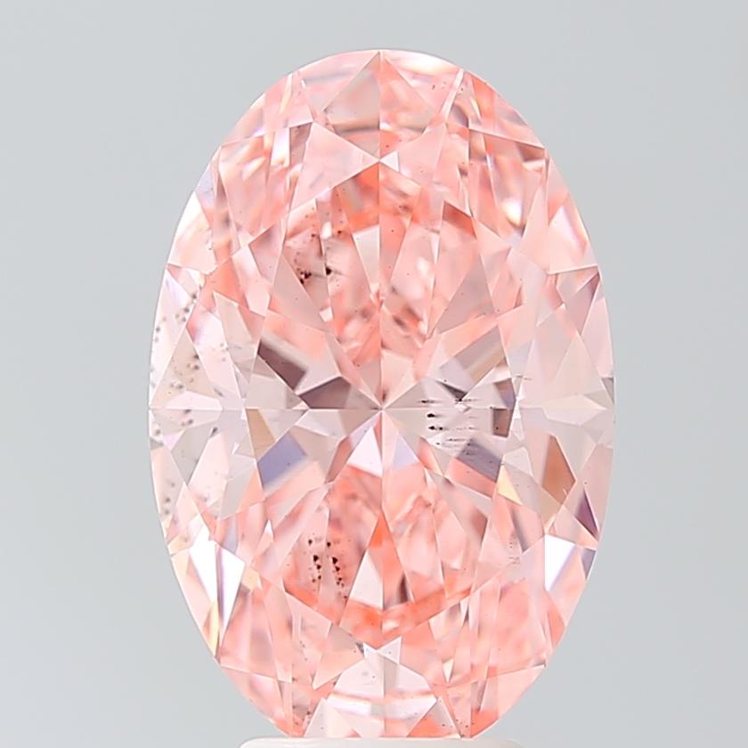 5.02 Ct. Fancy Pink Oval Lab Grown Diamond