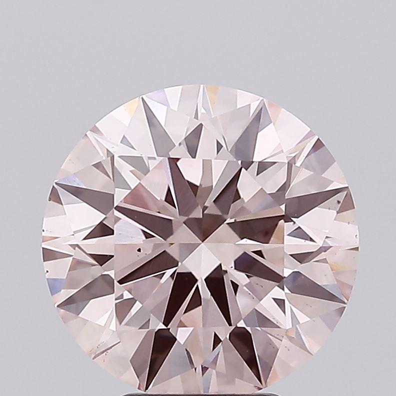 4.74 Ct. Fancy Pink Round Lab Grown Diamond
