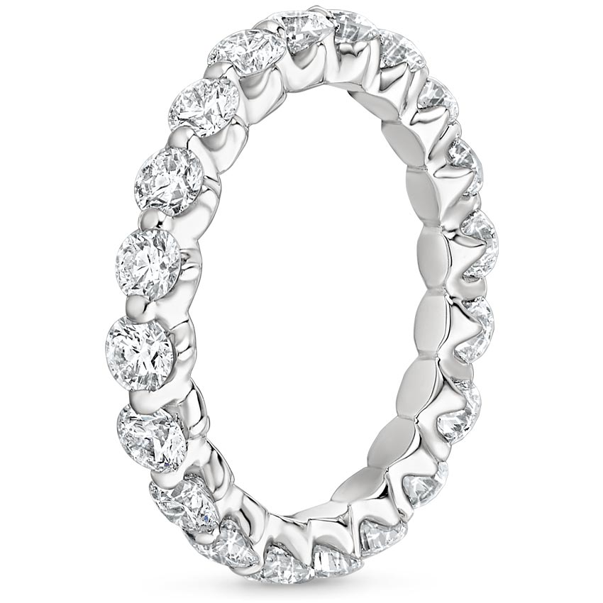 Shared Prong Eternity Lab Diamond Ring | Riviera | Brilliant Earth