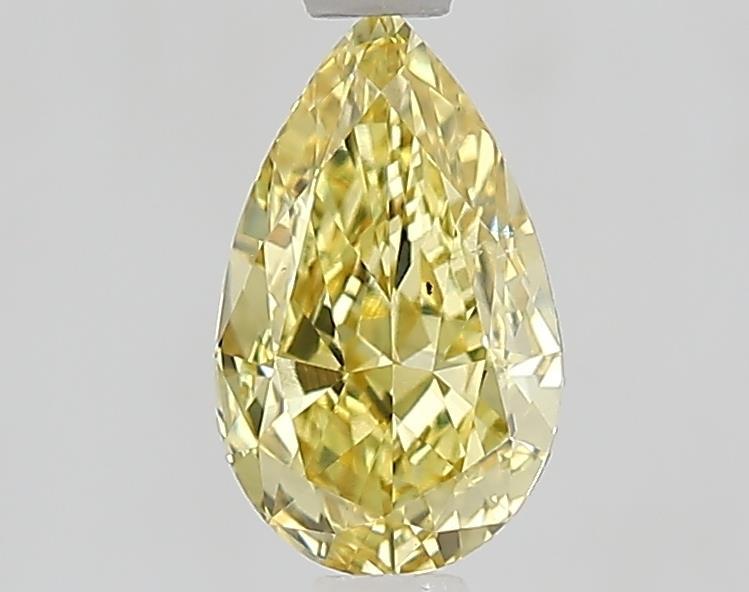 1.02 Ct. Fancy Intense  Yellow Pear Lab Grown Diamond