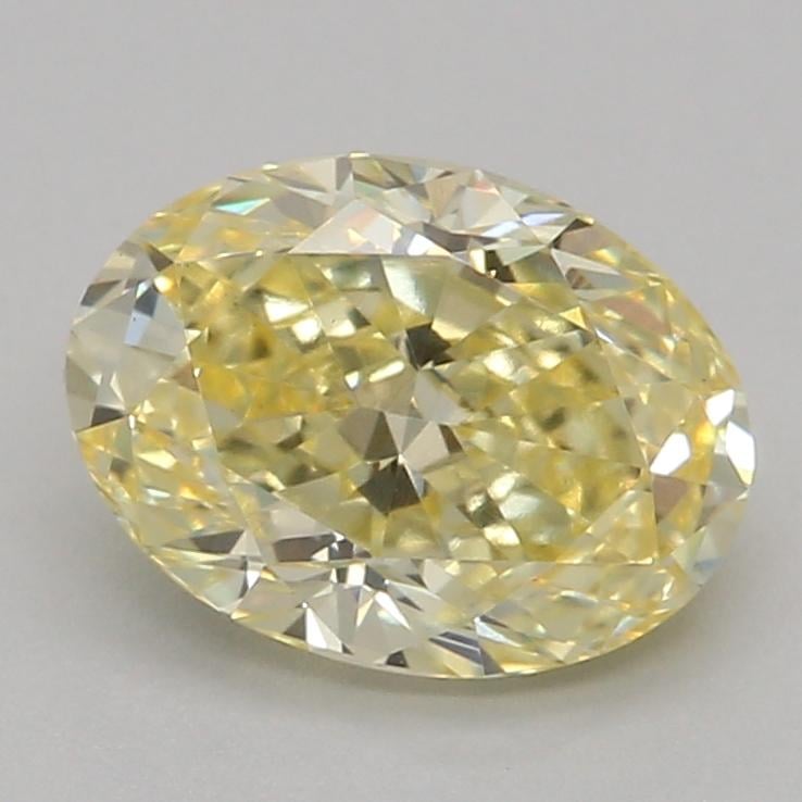 1.01 Ct. Fancy Yellow Oval Lab Grown Diamond