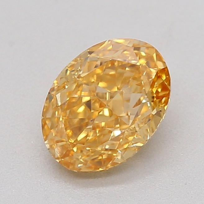 0.55 Ct. Fancy Intense Brownish Orange Pear Lab Grown Diamond