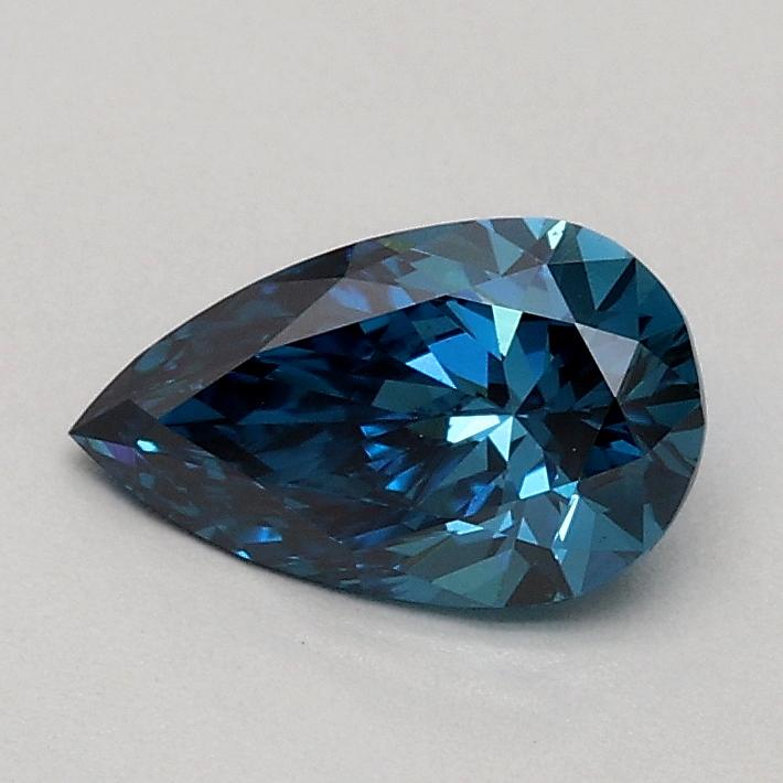 0.50 Ct. Fancy Vivid Blue Pear Lab Grown Diamond