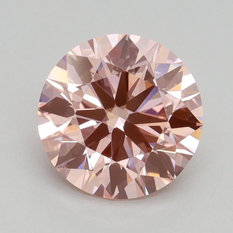 1.72 Ct. Fancy Intense Pink Round Lab Grown Diamond