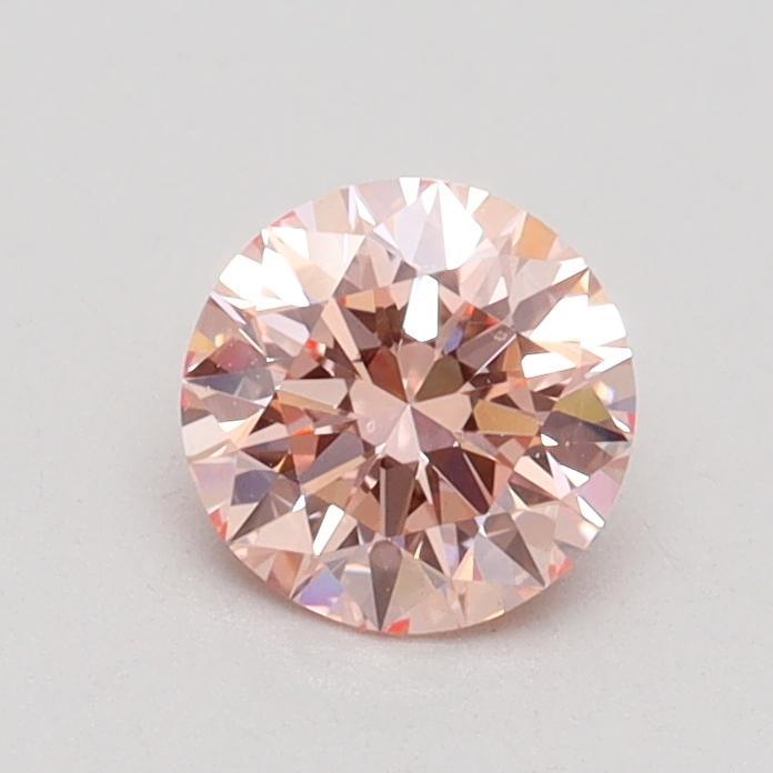 0.65 Ct. Fancy Intense Pink Round Lab Grown Diamond