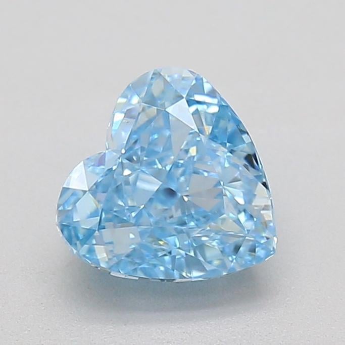 1.00 Ct. Fancy Vivid  Blue Heart Lab Grown Diamond