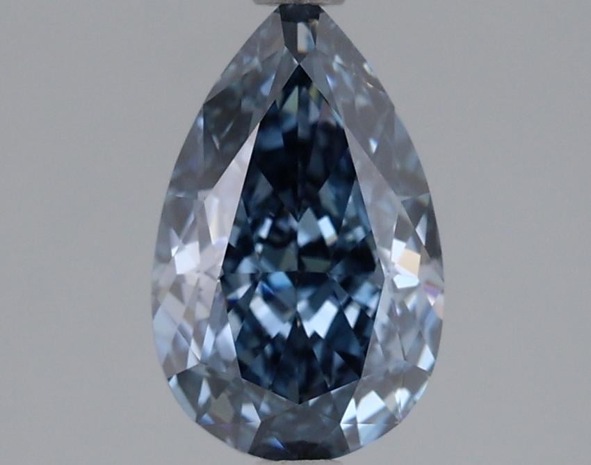 1.52 Ct. Fancy Vivid  Blue Pear Lab Grown Diamond