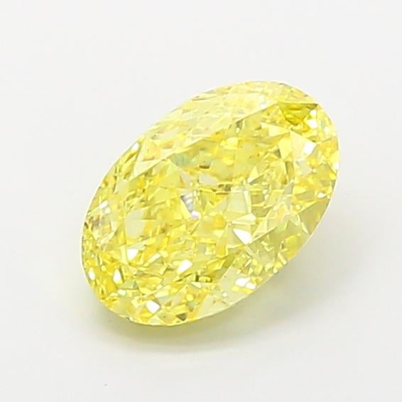 2.03 Ct. Fancy Yellow Oval Lab Grown Diamond