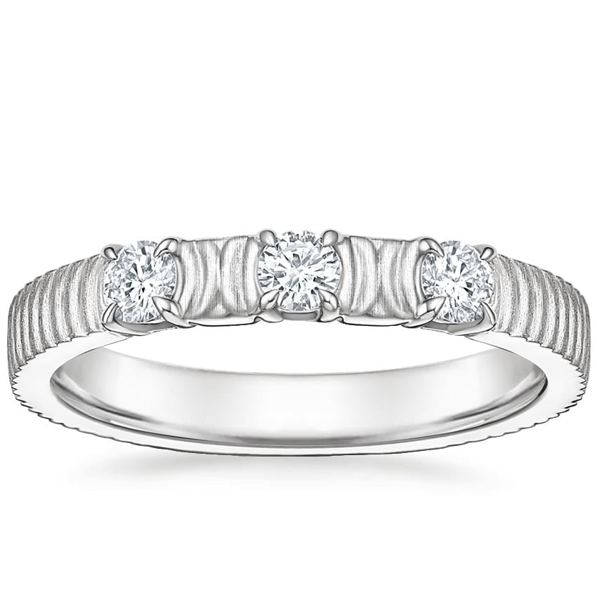 Rose gold diamond engagement ring with surprise diamond details