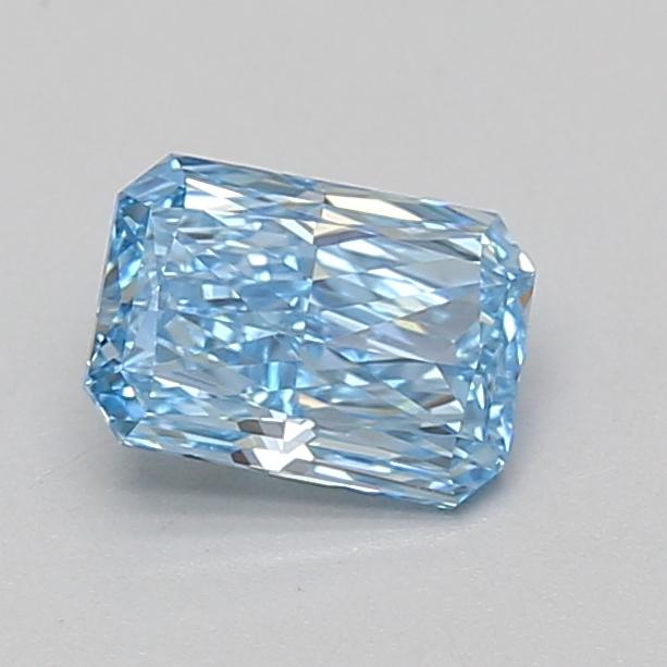 0.90 Ct. Fancy Vivid Blue Radiant Lab Grown Diamond
