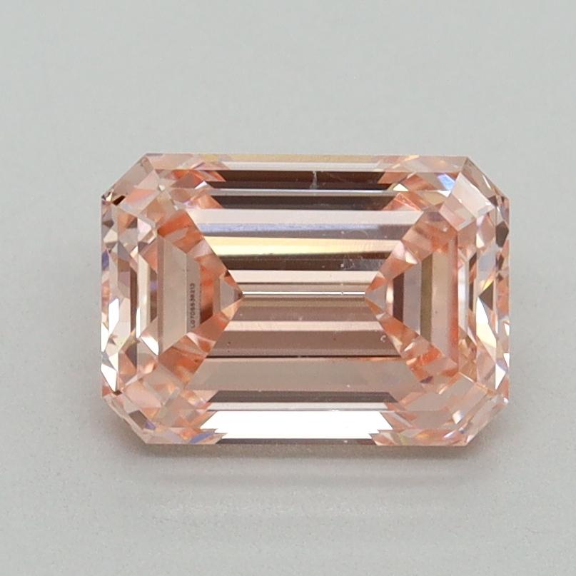 1.52 Ct. Fancy Vivid Pink Emerald Lab Grown Diamond