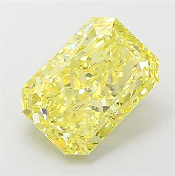 2.15 Ct. Fancy Vivid Yellow Radiant Lab Grown Diamond