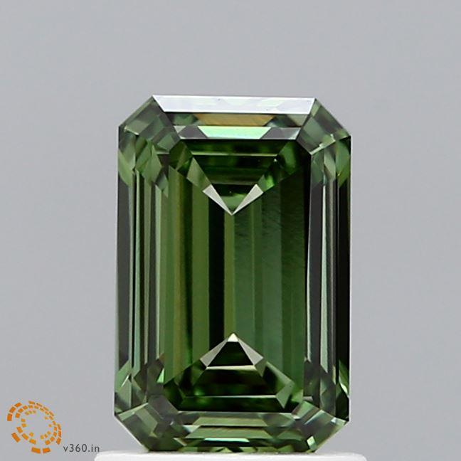 1.50 Ct. Fancy Vivid Green Emerald Lab Grown Diamond