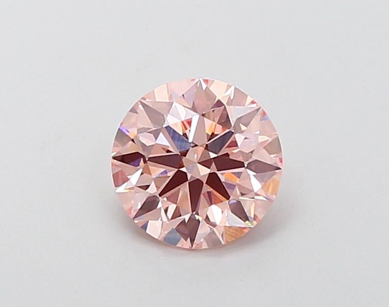 1.09 Ct. Fancy Intense Pink Round Lab Grown Diamond