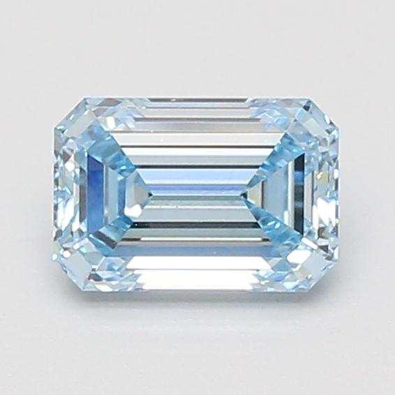 1.07 Ct. Fancy Intense Blue Emerald Lab Grown Diamond