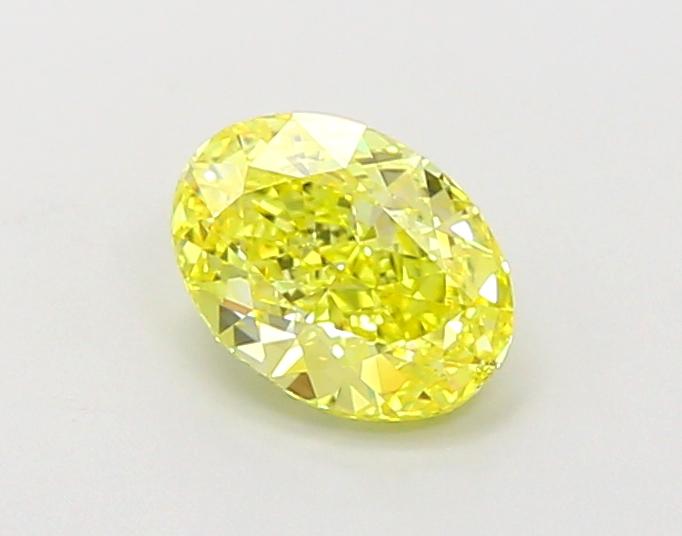 1.00 Ct. Fancy Intense  Yellow Oval Lab Grown Diamond