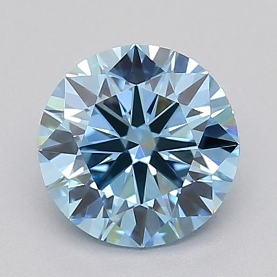 0.50 Ct. Fancy Vivid  Blue Round Lab Grown Diamond