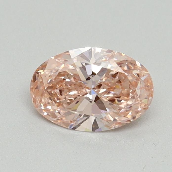 0.52 Ct. Fancy Vivid Pink Oval Lab Grown Diamond