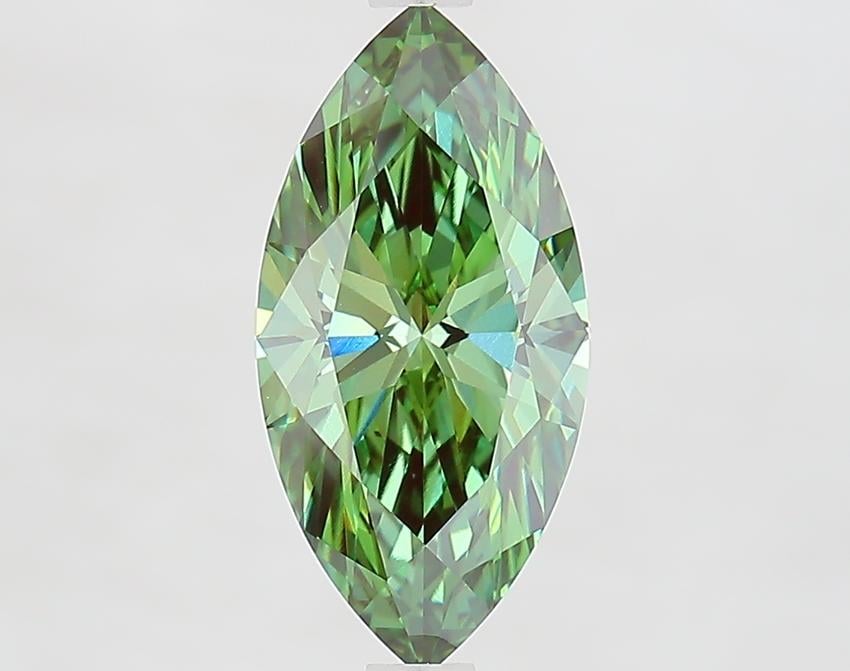 1.99 Ct. Fancy Vivid Green Marquise Lab Grown Diamond