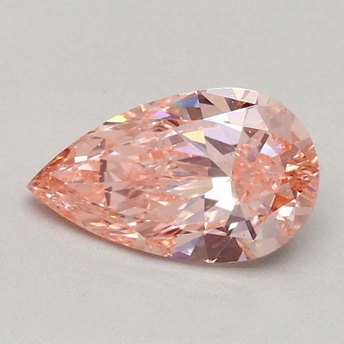 0.50 Ct. Fancy Intense Pink Pear Lab Grown Diamond