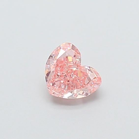 0.36 Ct. Fancy Intense  Pink Heart Lab Grown Diamond