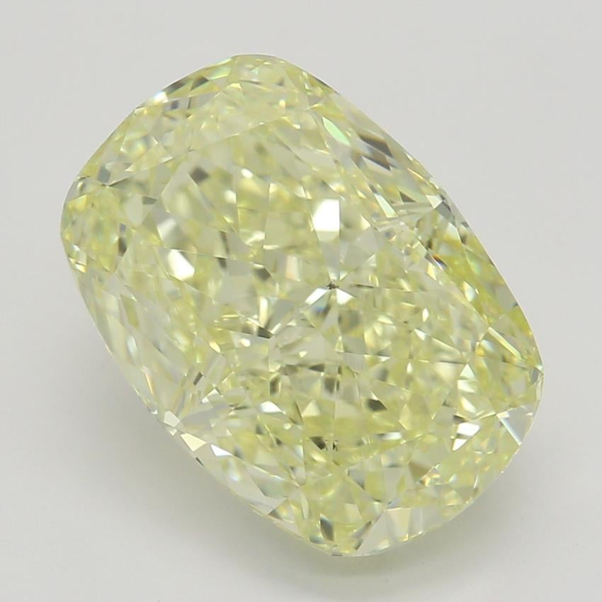 3.03 Ct. Fancy Yellow Cushion Diamond