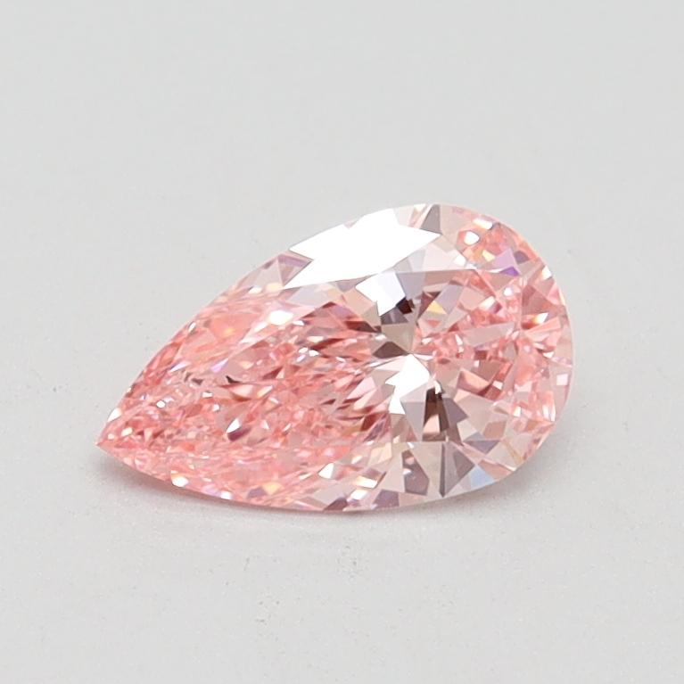 0.53 Ct. Fancy Intense Pink Pear Lab Grown Diamond