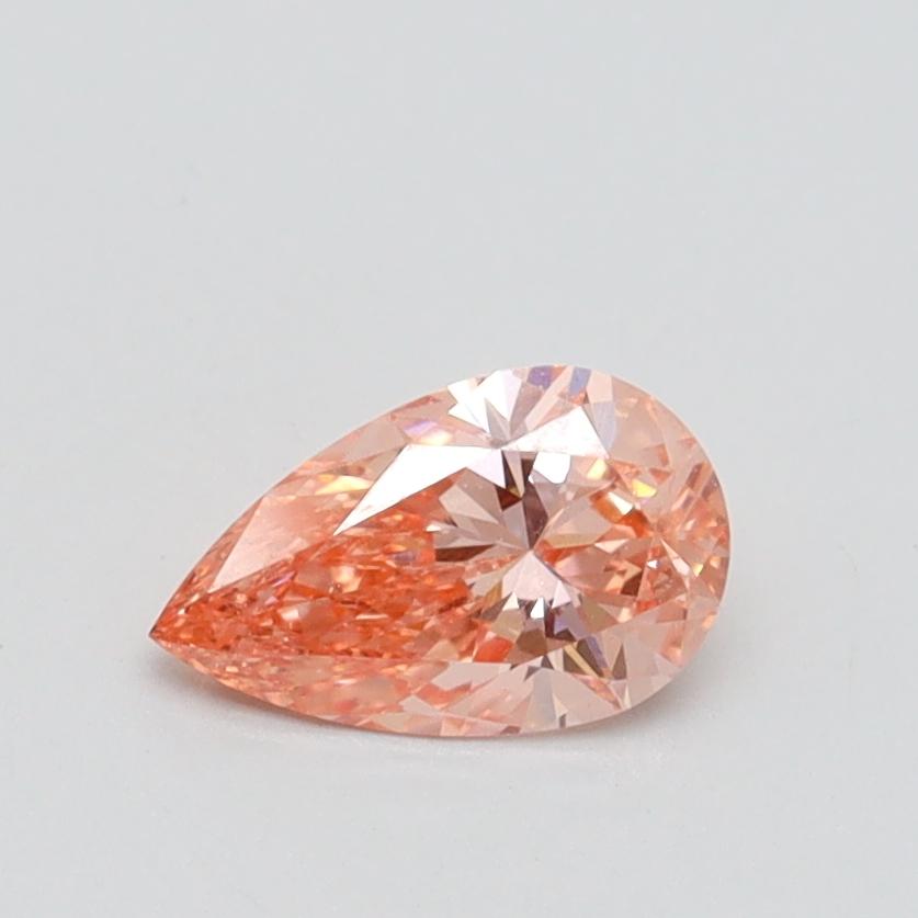 0.50 Ct. Fancy Intense Pink Pear Lab Grown Diamond