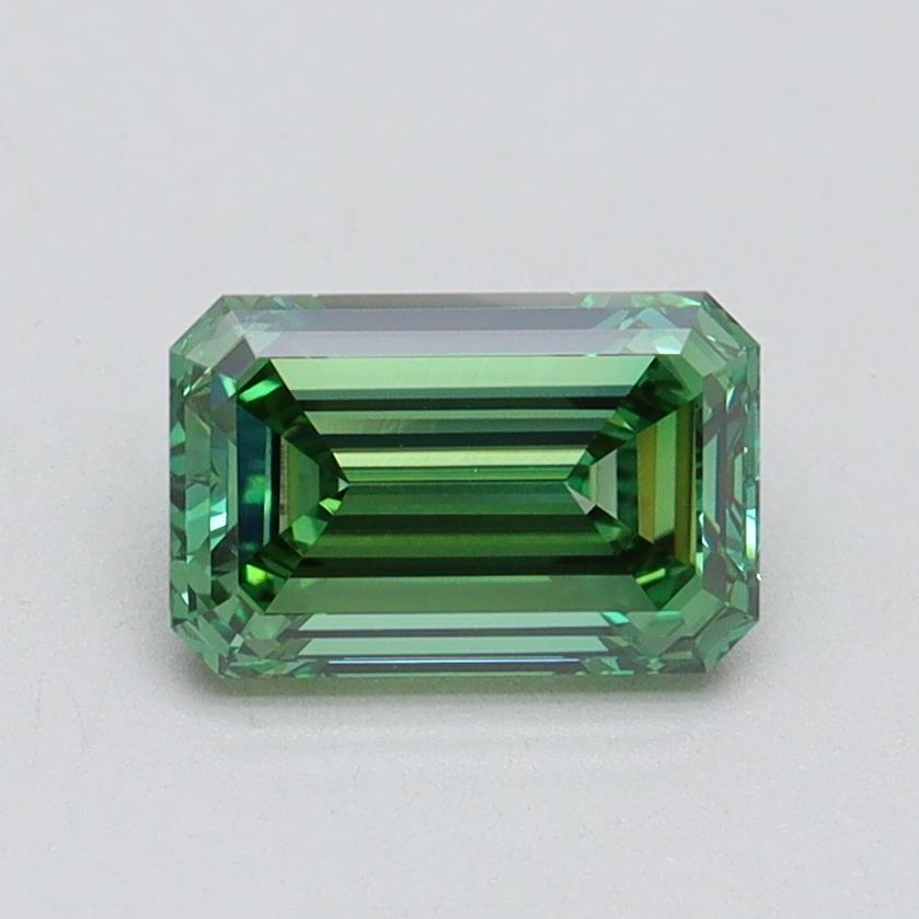 1.03 Ct. Fancy Vivid Green Emerald Lab Grown Diamond