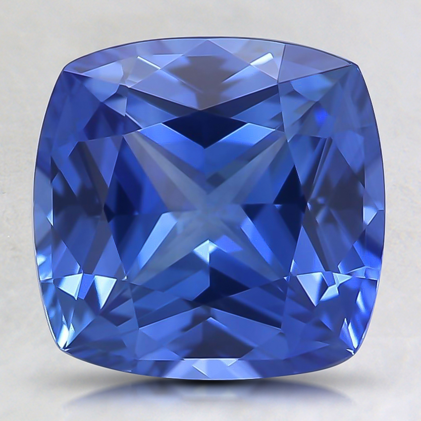 8.5X8.3mm Blue Cushion Sapphire