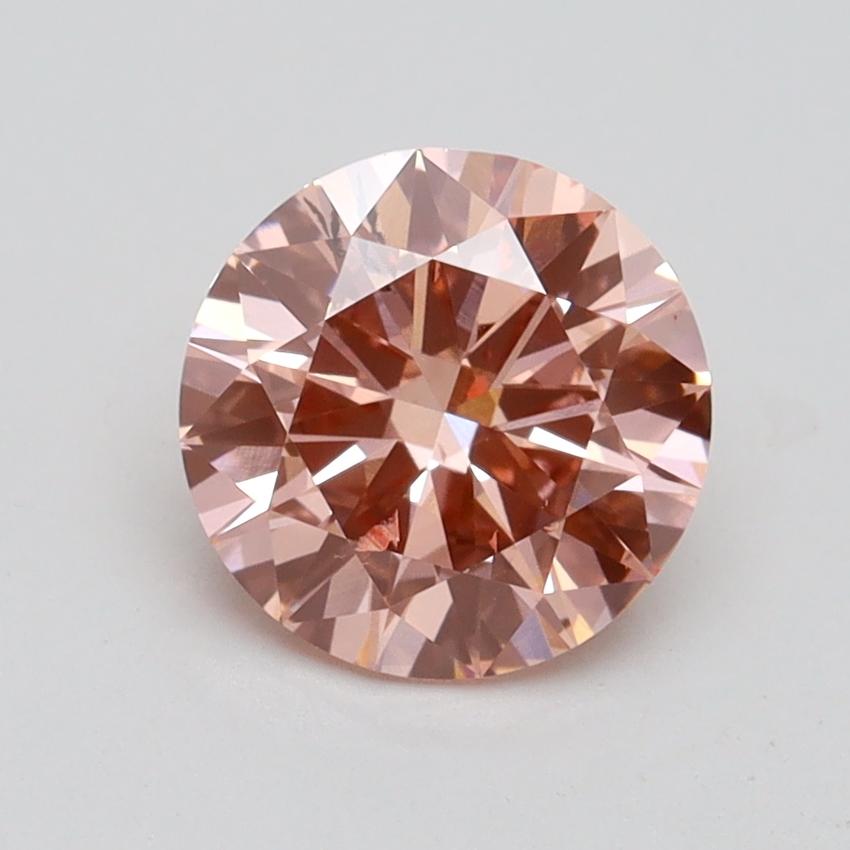 1.50 Ct. Fancy Intense Pink Round Lab Grown Diamond