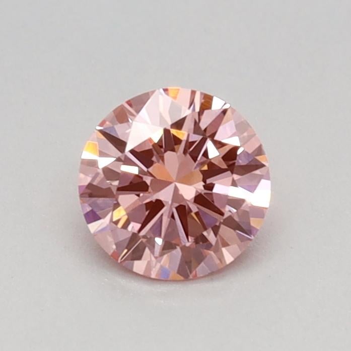 0.34 Ct. Fancy Vivid Pink Round Lab Grown Diamond