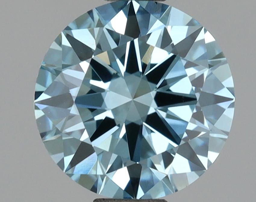 1.50 Ct. Fancy Vivid Blue Round Lab Grown Diamond