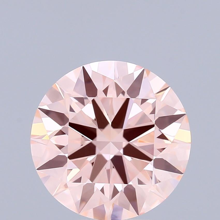 3.03 Ct. Fancy Pink Round Lab Grown Diamond