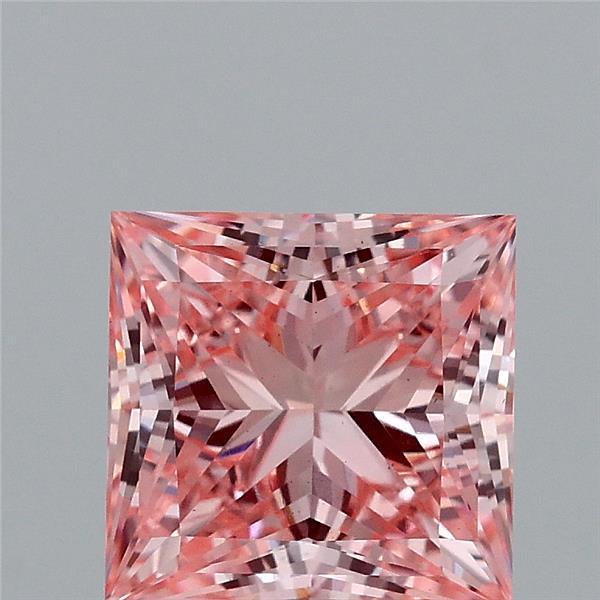 2.06 Ct. Fancy Vivid Pink Princess Lab Grown Diamond