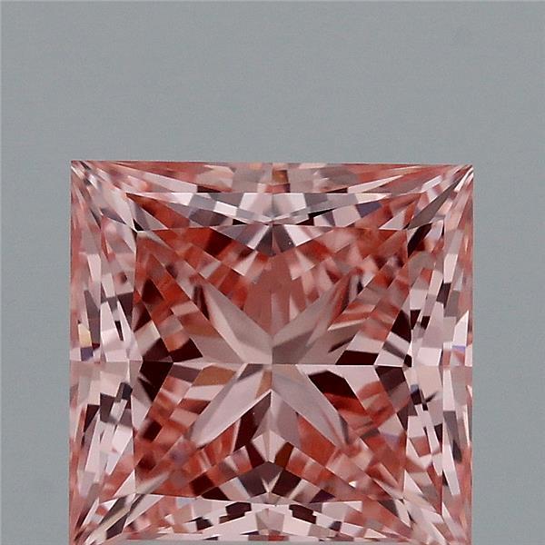 2.07 Ct. Fancy Vivid Pink Princess Lab Grown Diamond
