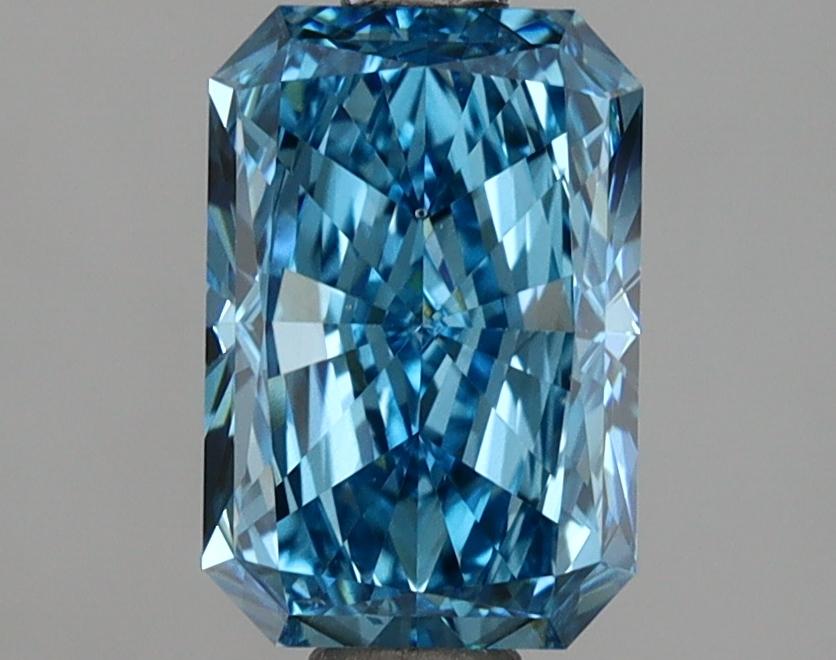 1.52 Ct. Fancy Vivid Blue Radiant Lab Grown Diamond