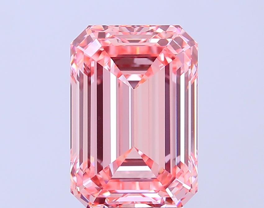 5.10 Ct. Fancy Intense Pink Emerald Lab Grown Diamond